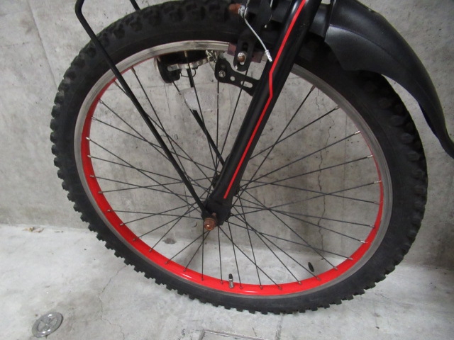 Elebitsere Bit'z детский велосипед красный чёрный экстерьер 6 ступени переключение скоростей 26 дюймовый автоматический свет .* боковая стойка имеется управление 6k0414T-oku