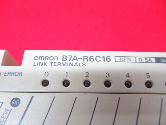 未使用品 OMRON オムロン B7A-R6C11 出力用 LINK TERMINALS リンクターミナル 管理6E0511R-YP_画像4