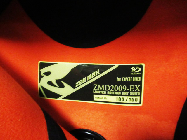 WorldDive ワールドダイブ ELASTEX Limited edition ドライスーツ 着丈約150cm 靴26cm 厚み0.5cｍ ダイビング用品 管理6R0507G-H1_画像9