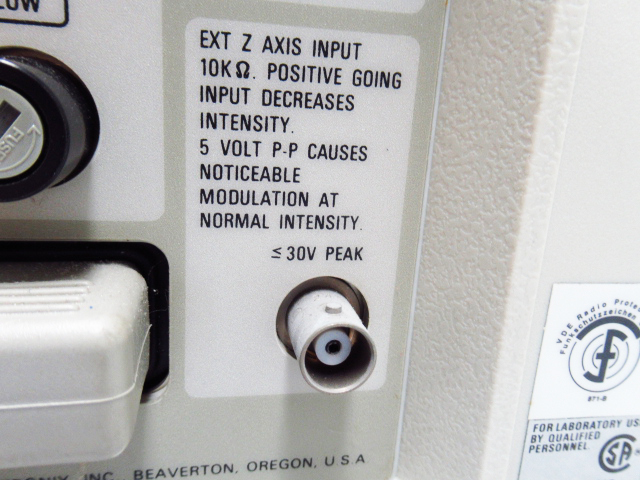 TEKTRONIX テクトロニクス 2235 オシロスコープ アナログ 100MHz 管理6X0511I-F9_画像10