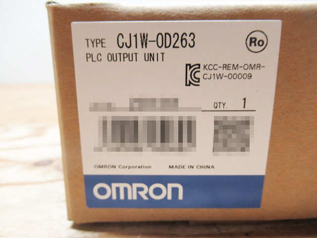 未開封品 オムロン omron CJ1W-ID262 CJシリーズ DC入力ユニット 管理6Y0516J-B04_画像1