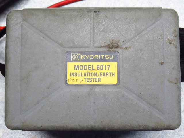 現状品 KYORITSU 共立電気計器 6017 アナログ絶縁 接地抵抗計 管理6X0515D-D1_画像10