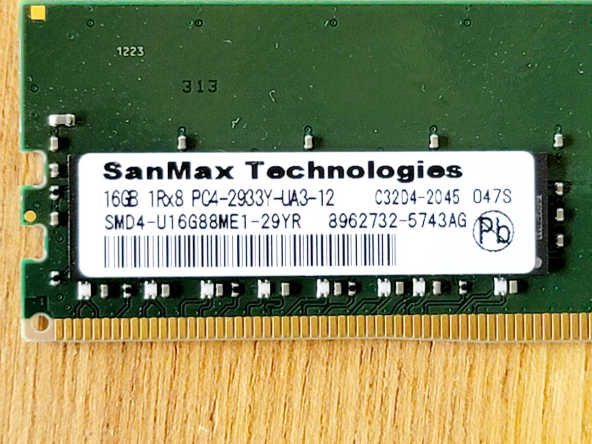 ディスクトップメモリ SanMax PC4-2933Y-UA3-12 [PC4-23400(DDR4-2933) 16GB 2枚組] 計32GB_画像3