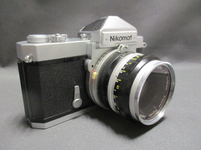 0811E NIKON ニコン NIKOMAT ニコマート NIKKOR-H AUTO　1：2　f＝50ｍｍ　ケース付_画像2