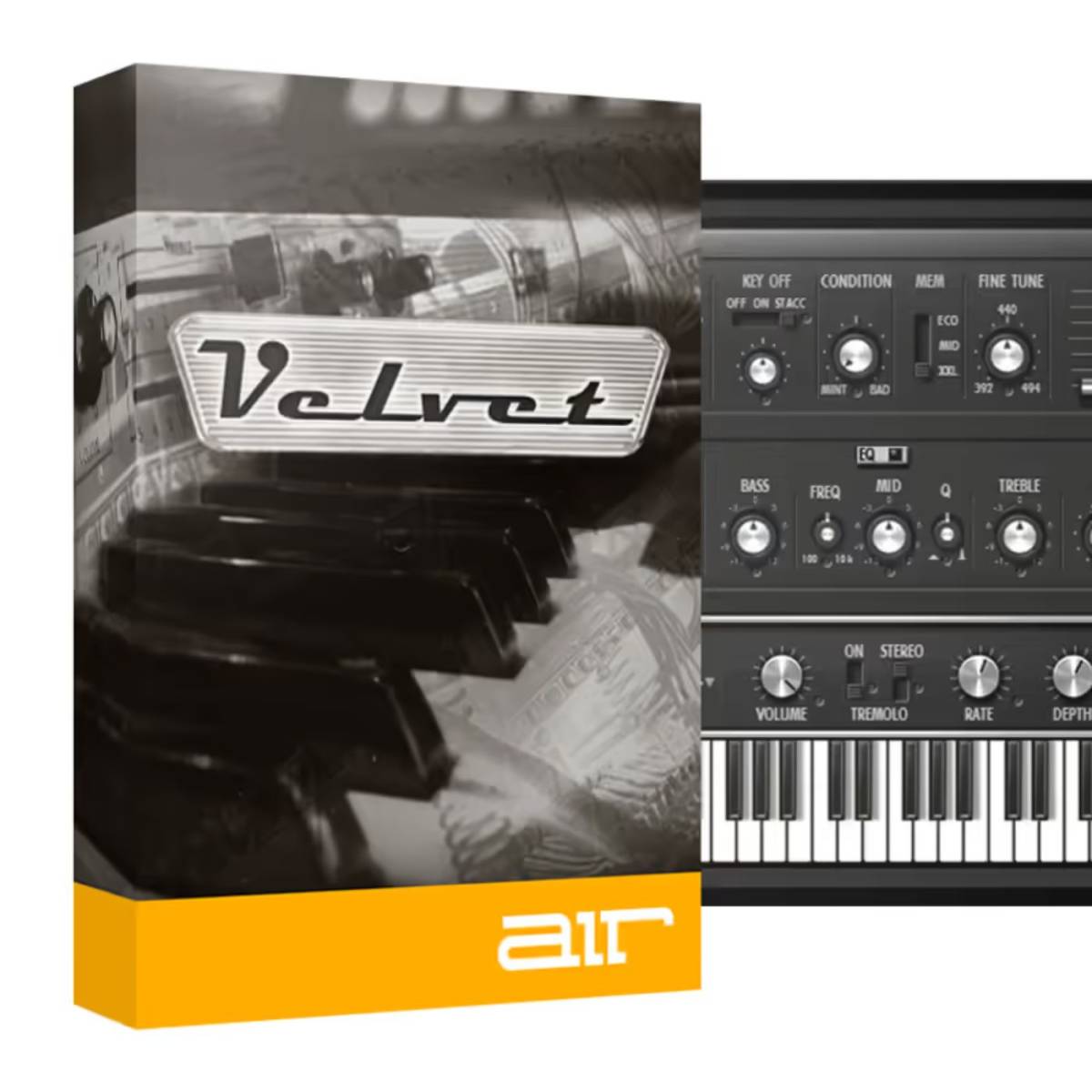 Velvet 2 エレクトリックピアノ音源 AIR Music Tech 未使用シリアル バンドル品 正規OEM品 Mac/Win対応_画像1