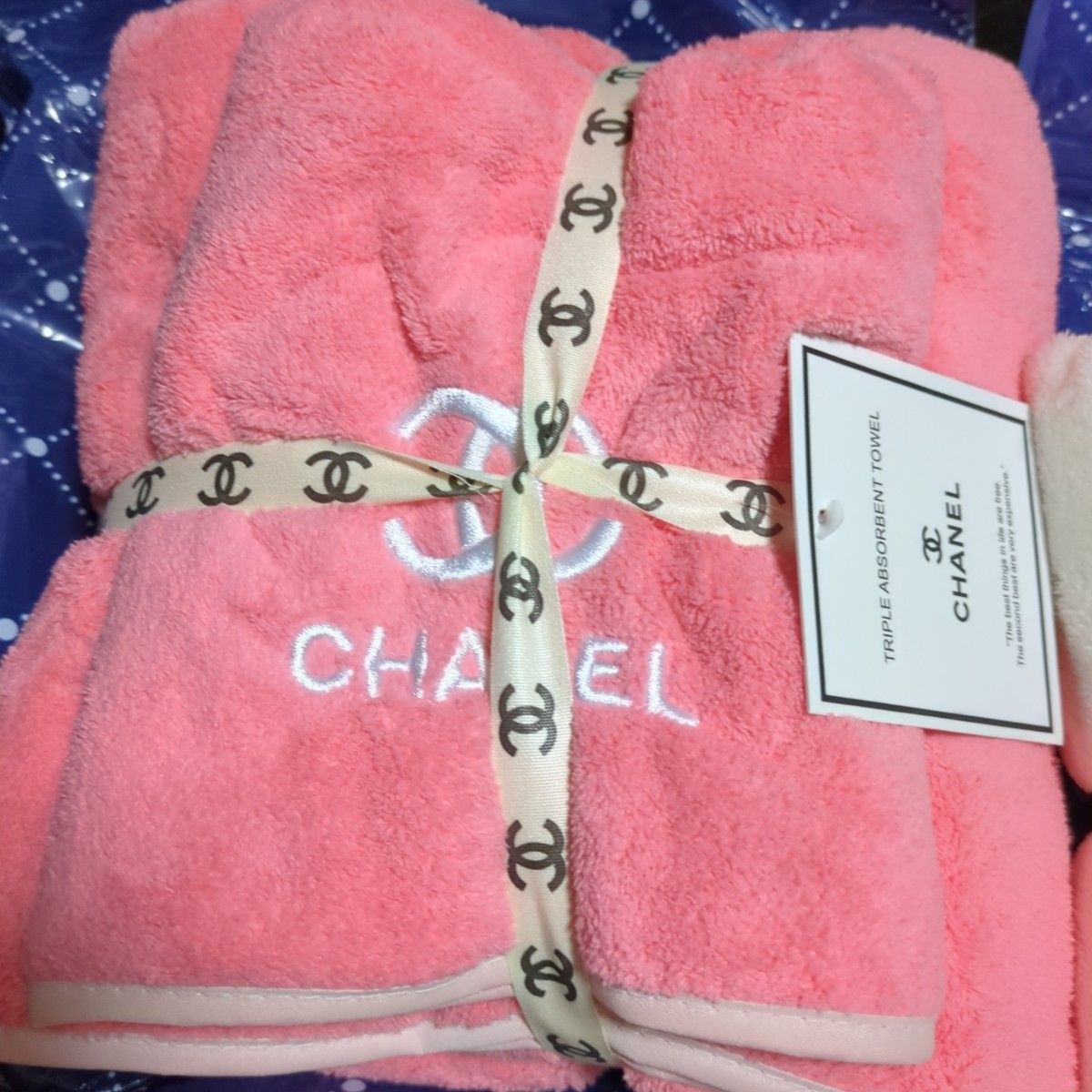 CHANEL バスタオル フェイスタオル ノベルティ タオルセット CHANEL バスタオル フェイスタオル ノベルティ タオルセット