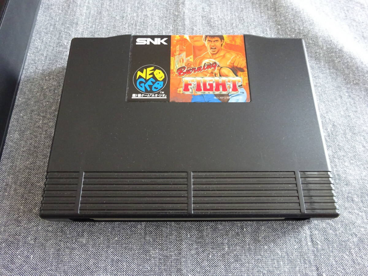  regular goods SNK NEOGEO Neo geo rom cassette BURNING FIGH T-bar roof person gfaito