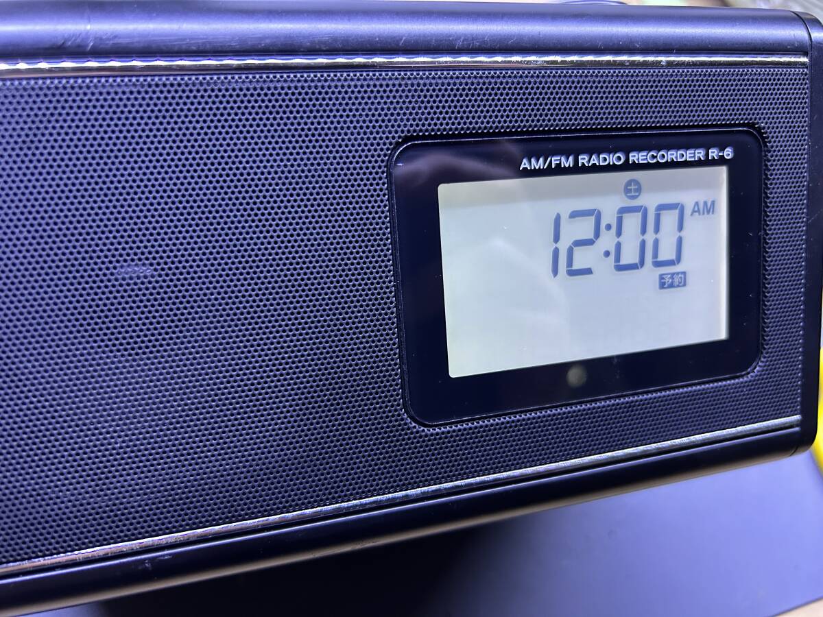 1円 ジャンク品 TEAC R-6 AM FM ラジオ レコーダー SD AUX アラーム 2010年製 ティアック オーディオ 電源入りますの画像9