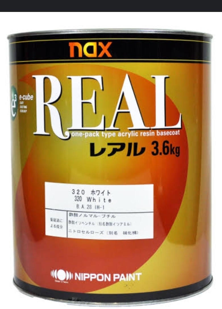 ☆送料無料☆ 日本ペイント レアル ホワイト 3.6kgの画像1