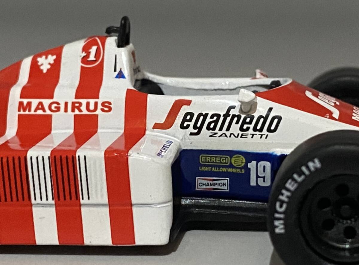 1/43 F1 Toleman TG184 Magirus Segafredo 1984 Ayrton Senna #19 ◆ 3位 1984 Portugese Grand Prix ◆ トールマン アイルトン セナ_画像6