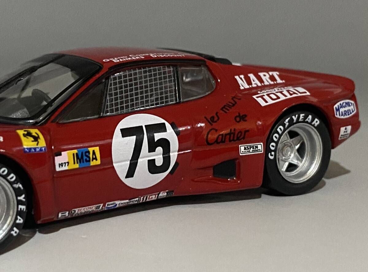 1/43 Ferrari 365 GT4 BB #75 16位 24h Le Mans 1977 ◆ N.A.R.T. | Francois Migault / Lucien Guitteny ◆ フェラーリ ル マン24 IMSA GT_画像7