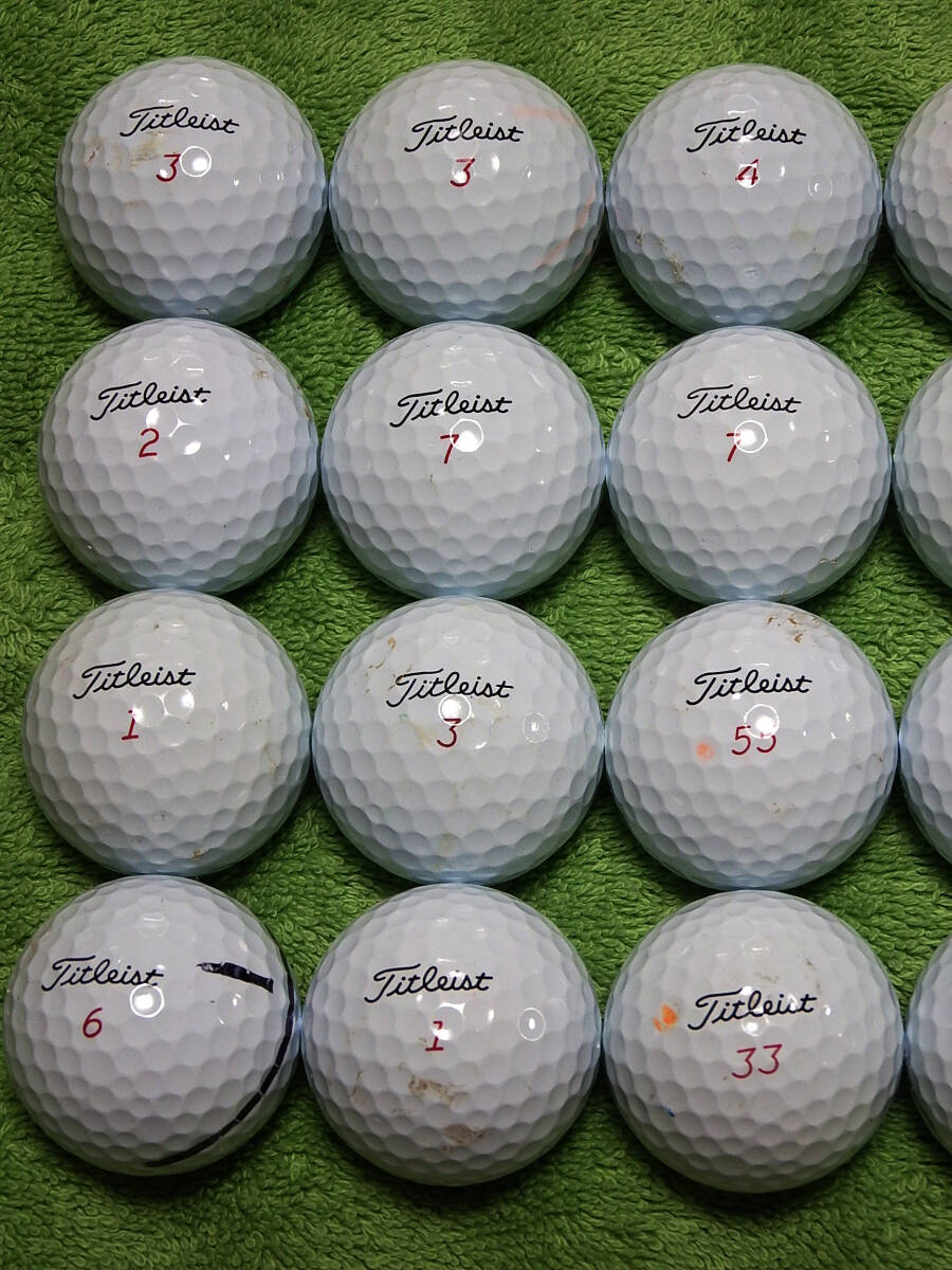 １円～送料無料 タイトリスト プロV1x 24個　ロストボール　Titleist　prov1x ゴルフボール_画像2