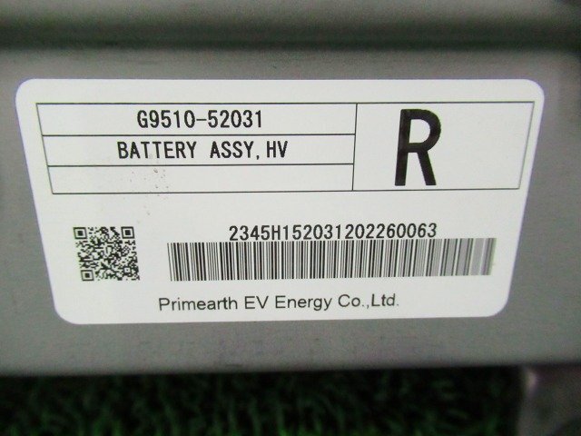  Toyota aqua NHP10 HV battery hybrid battery G9510-52031 G9510-52031 not yet test 