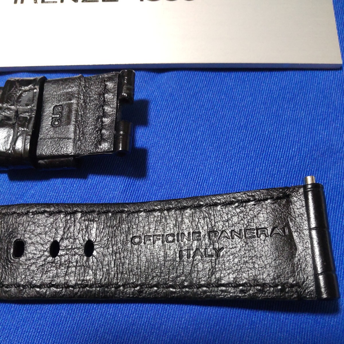 OFFICINE PANERAI 正規 オフィチーネ パネライ 純正 黒 ブラック OFFICINE PANERAI 正規 オフィチーネ パネライ 純正 黒 ブラック