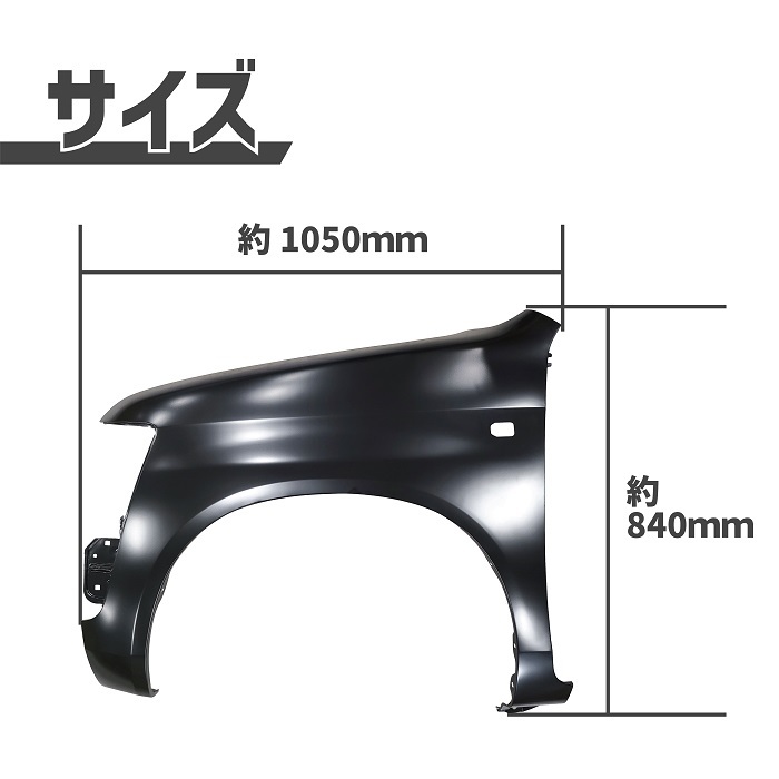 トヨタ プロボックス 50 系 フェンダー 左 フロント サイド 35812-52110 NCP50V NCP51V NCP52V NCP55V NCP58V NCP59V NLP51V NCP58G NCP59G_画像2