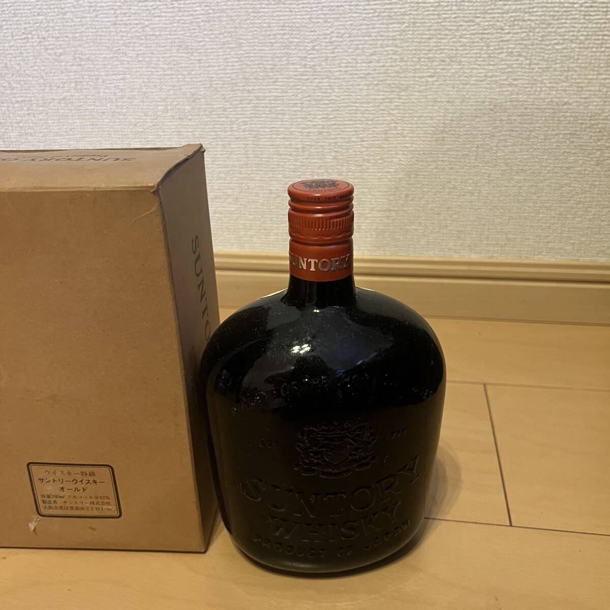  酒祭 洋酒祭 サントリー オールド ウイスキー 750ml 43度 未開栓 SUNTORY OLD WHISKY モルト グレーン 古酒_画像5