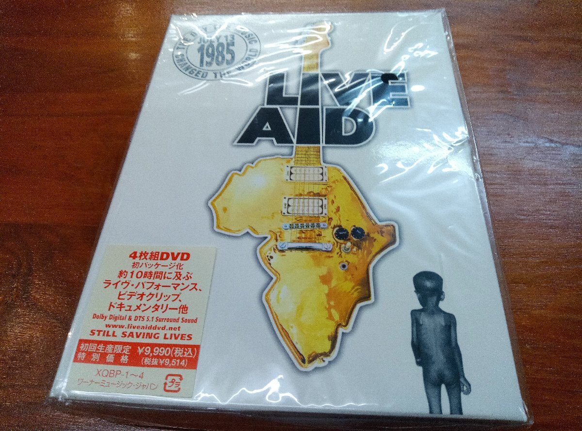 *希少 新品未使用DVD* LIVE AID 1985 ライヴ・エイド 初回生産限定盤 4枚組DVD QUEEN/Who/Zeppelin/Dylan/U2/Madonna/McCartney/Bowie/Sade_画像1