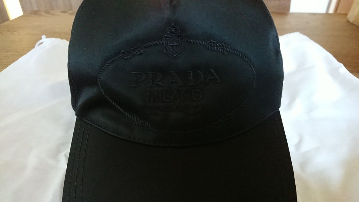 プラダ PRADA 帽子  ナイロン キャップ Mサイズ 1HC179