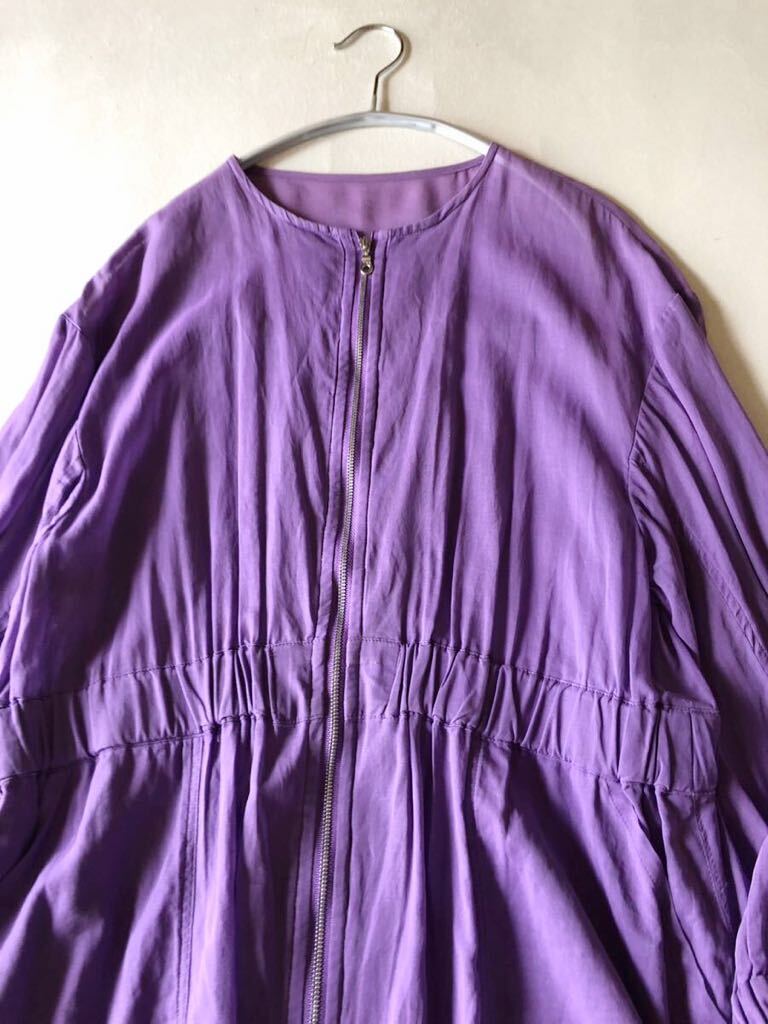  Ray Beams Ray BEAMS cotton 100% adult possible love beautiful color easy Zip up no color sia- outer shirt One-piece spring coat!