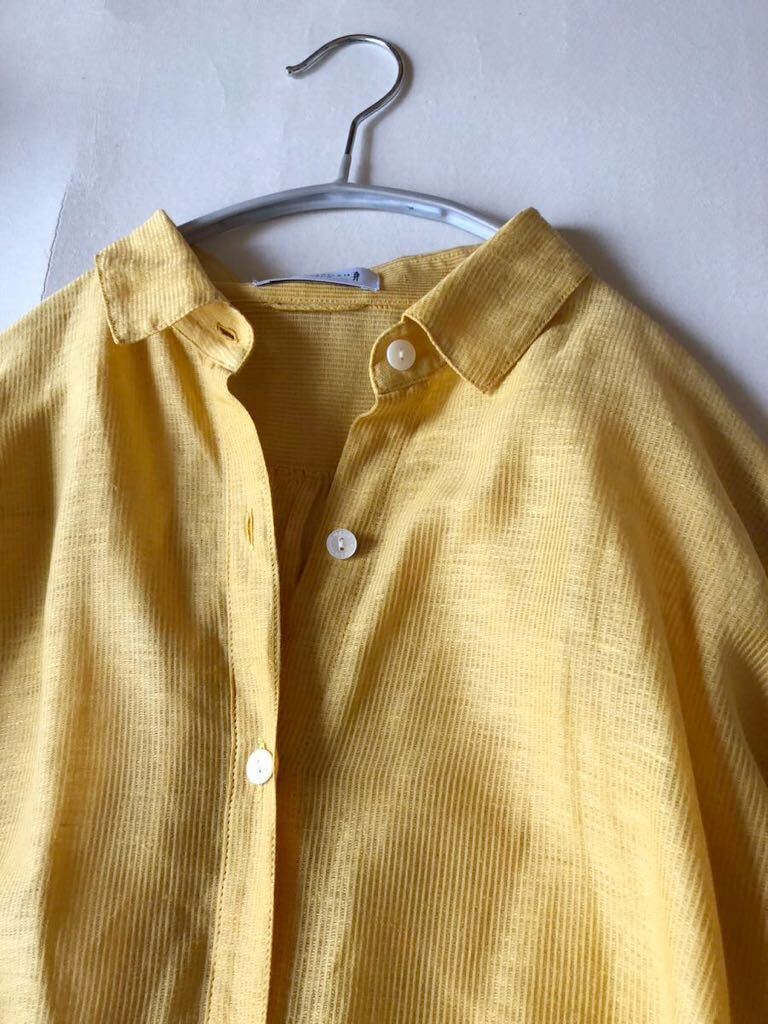  Macintosh London MACKINTOSH LONDON взрослый симпатичный свободно прекрасное качество linen хлопок рубашка!