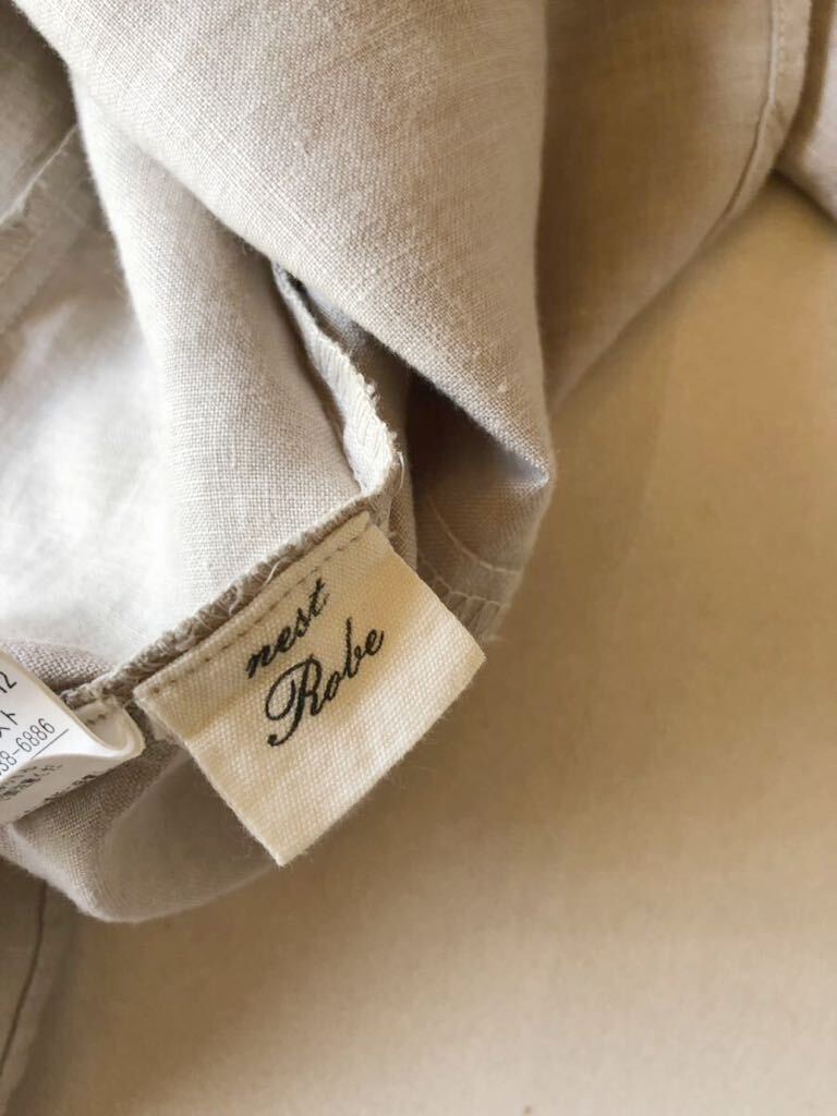 ne соломинка bnest Robe прекрасное качество linen100% взрослый симпатичный задний кнопка свободно тянуть over!