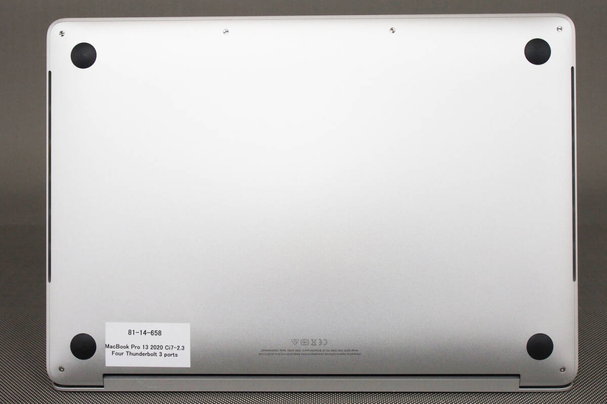 【1円～】充放電88回 バッテリー良 10世代i7-1068NG7＆RAM32G＆SSD1T上位個体 MacBook Pro 13 2020 13.3型Retina Thunderbolt3 OS14Sonomaの画像7