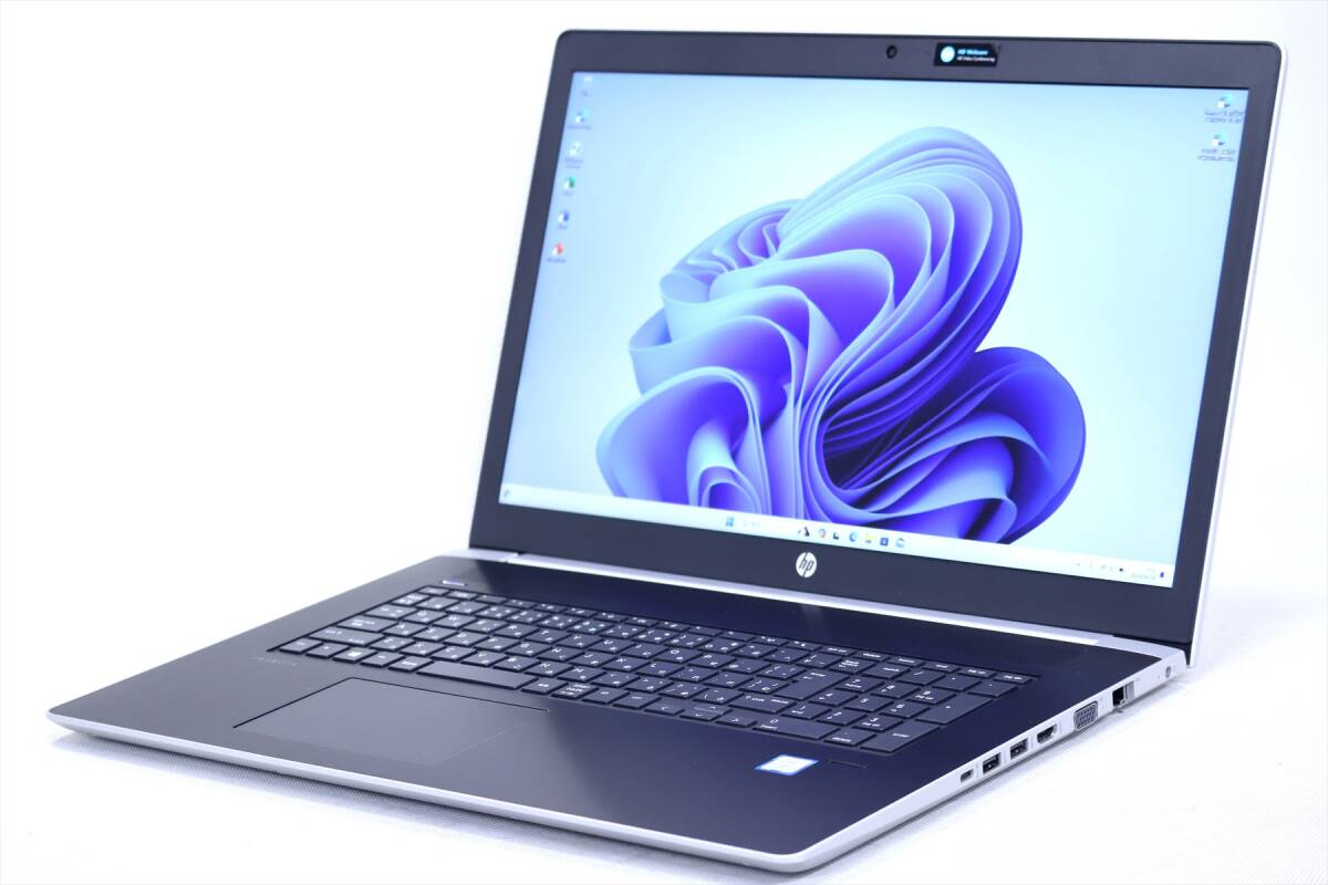 【1円～】Windows11 Office2019 贅沢スペック搭載モデル！HP ProBook 470 G5 i7-8550U RAM16G SSD256G+HDD500G 17.3FHD GeForce 930MX-2Gの画像1