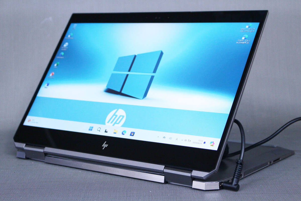 【1円～】Win11 大画面タブレットスタイル可能 Office搭載 HP ZBook Studio x360 G5 LTE i7-8750H 32G NVMe512G Quadro P1000-4G 15.6FHD_画像2