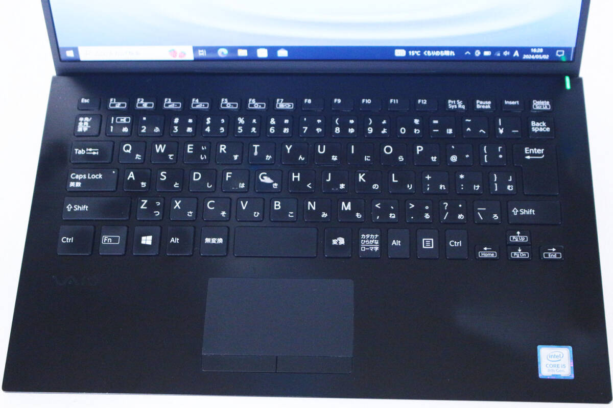 【1円～】LTE対応！日本製 薄型＆快適スペック VAIO Pro PK VJPK11C12N i5-8265U RAM8GB SSD256GB 14インチFHD Windows10Pro_画像2