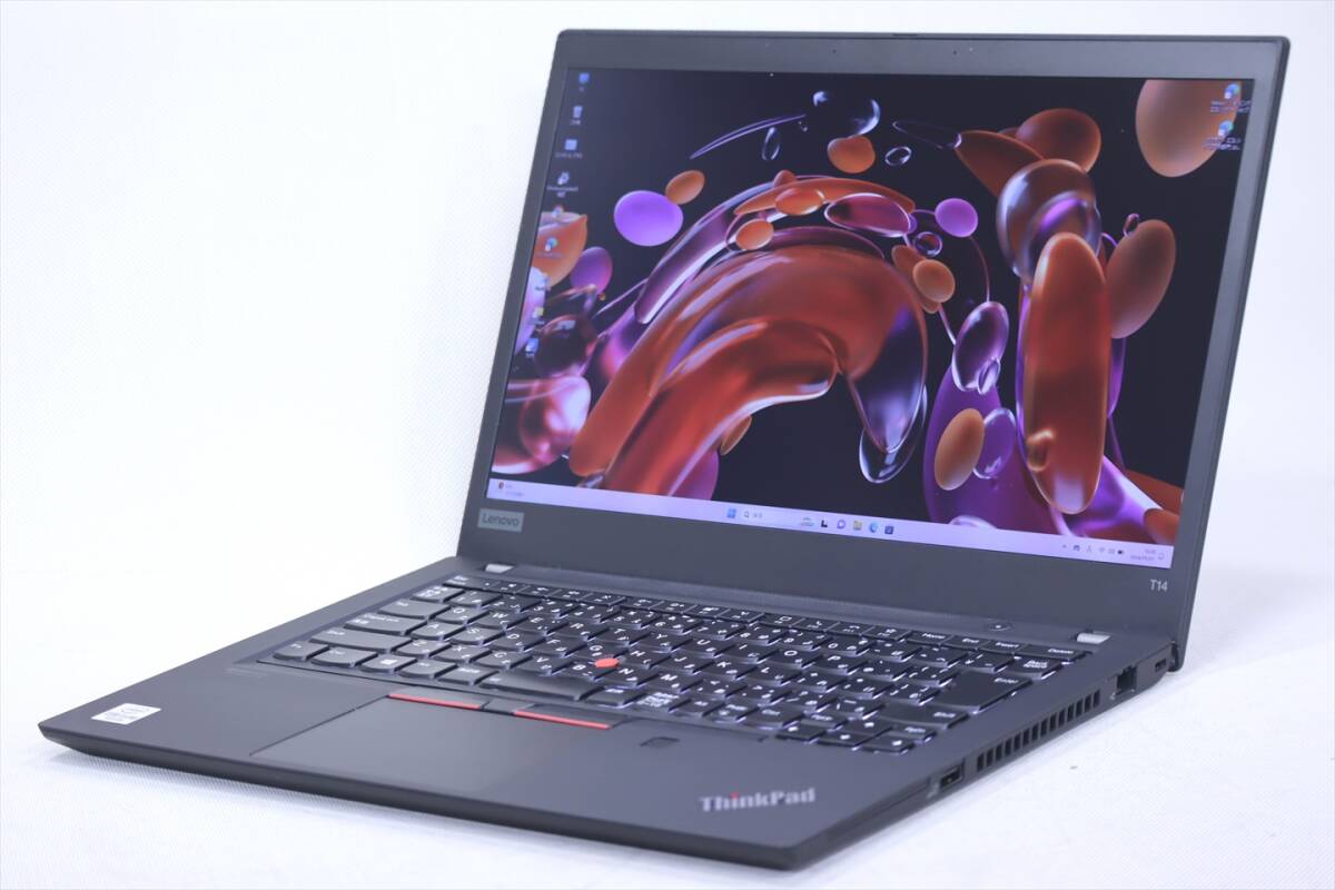 【1円～】2021年出荷！Windows11 第10世代CPU 快適メモリ搭載！ThinkPad T14 i5-10310U RAM16G SSD256G 14FHD Wi-Fi 6 バッテリー良好_画像1