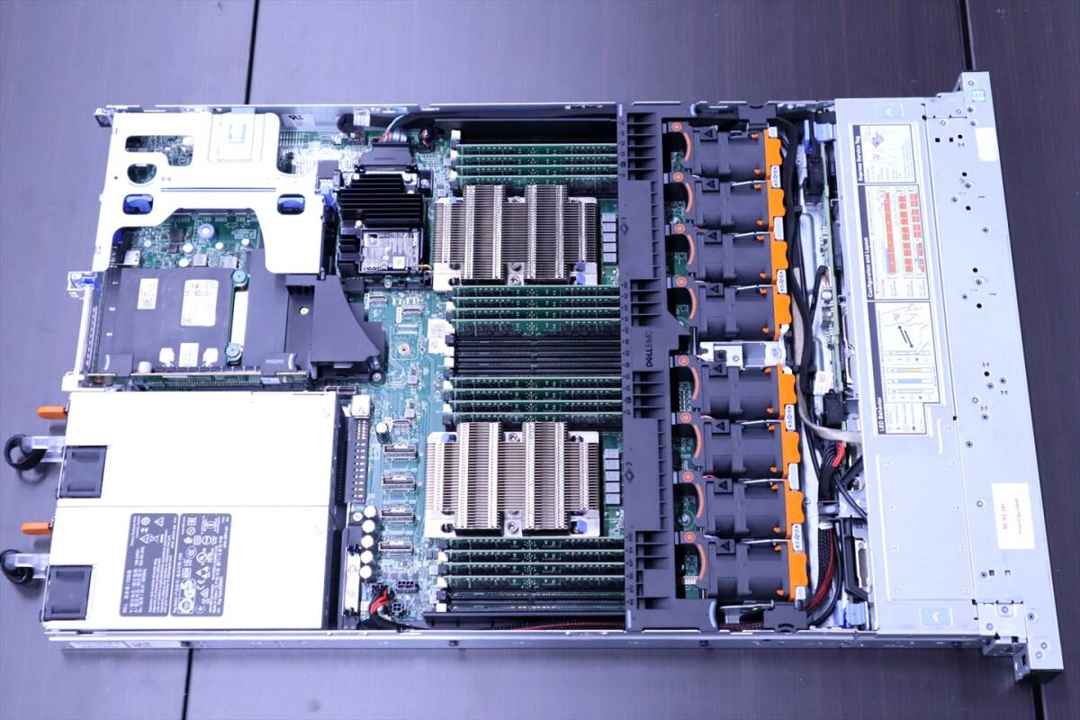 【即配】超高性能ラックサーバ DELL PowerEdge R640 Xeon Gold 6240 2基搭載 512GB SAS1.2TB-10K + SAS600GB-15K x3_画像3