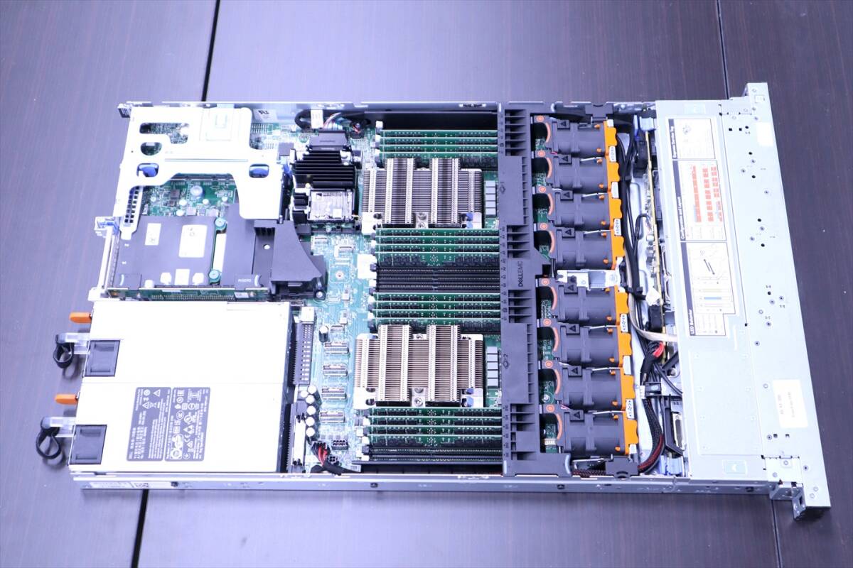 【即配】超高性能ラックサーバ DELL PowerEdge R640 Xeon Gold 6240 2基搭載 512GB SAS1.2TB-10K + SAS600GB-15K x3_画像3