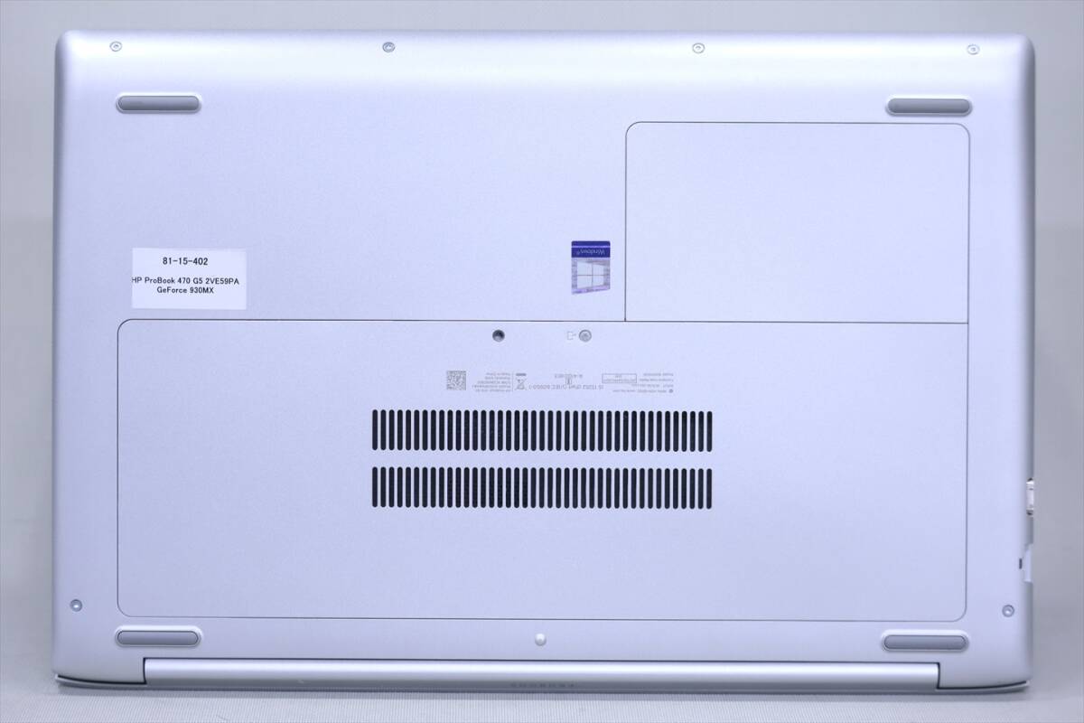 [1 иен ~]Corei7 модель!GeForce 930MX-2G& большая вместимость SSD установка!HP ProBook 470 G5 i7-8550U RAM8G SSD512G 17.3FHD Windows11 Office2019