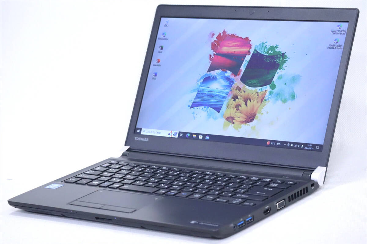 【即配】格安！コスパ最強！バッテリー良好！Office2019搭載即戦力PC！dynabook R73/J Celeron 3865U RAM8GB SSD128GB 13.3TFT Win10_画像1