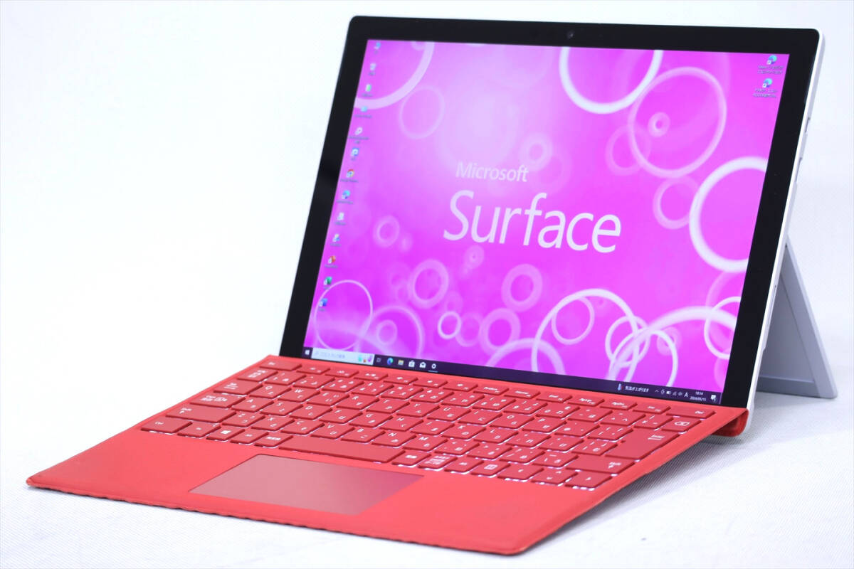 【1円～】Office2019搭載！LTE対応！高性能タブレットPC！Surface Pro 5 i5-7300U RAM8G SSD256G 12.3PixelSense Win10 キーボード付属_画像1