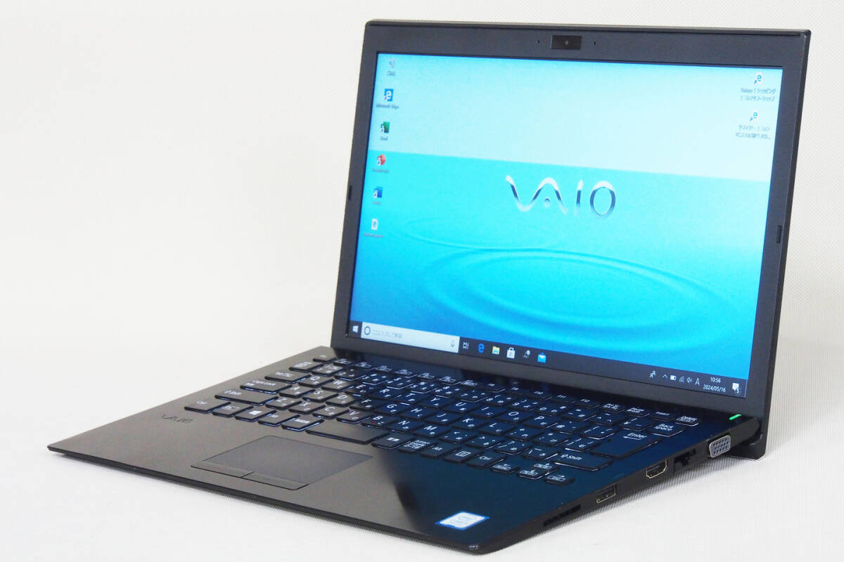 【即配】Office2019搭載！薄型軽量 日本製 VAIO Pro PG VJPG11C11N Corei5-8250U メモリ8GB SSD256GB 13.3型FHD カメラ Win10Pro_画像1