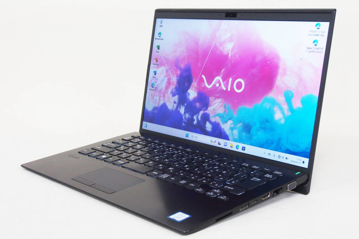 【即配】Win11Pro＆Office2019搭載！日本製 薄型＆快適スペック VAIO Pro PK VJPK11C12N i5-8265U RAM8GB SSD256GB 14インチFHD_画像1