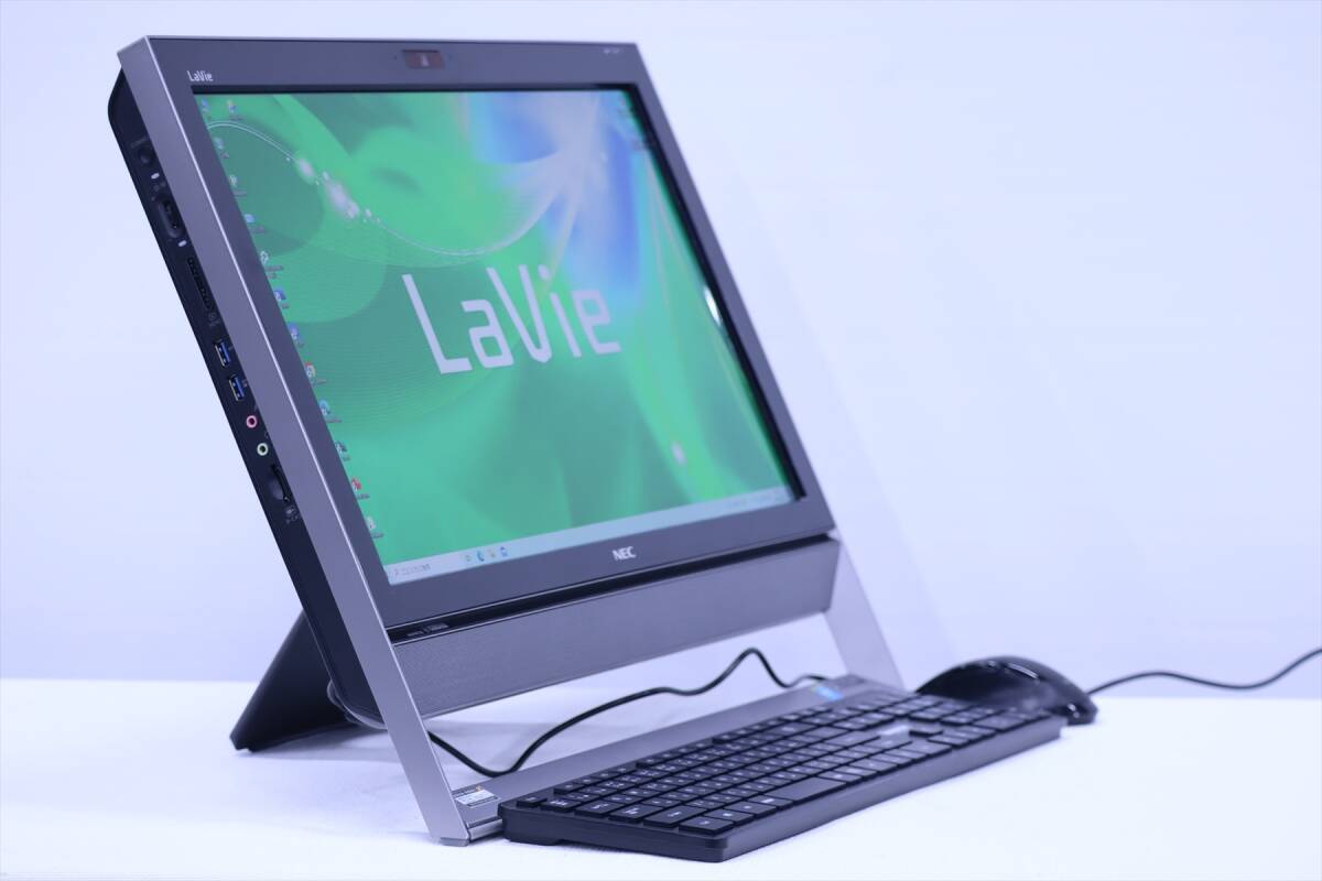 【即配】Corei7 Office2019搭載！21.5型FHD液晶搭載 省スペースAll-in-one！LAVIE Desk DA570/AAB i7-5500U RAM8GB 2TB Win10_画像2