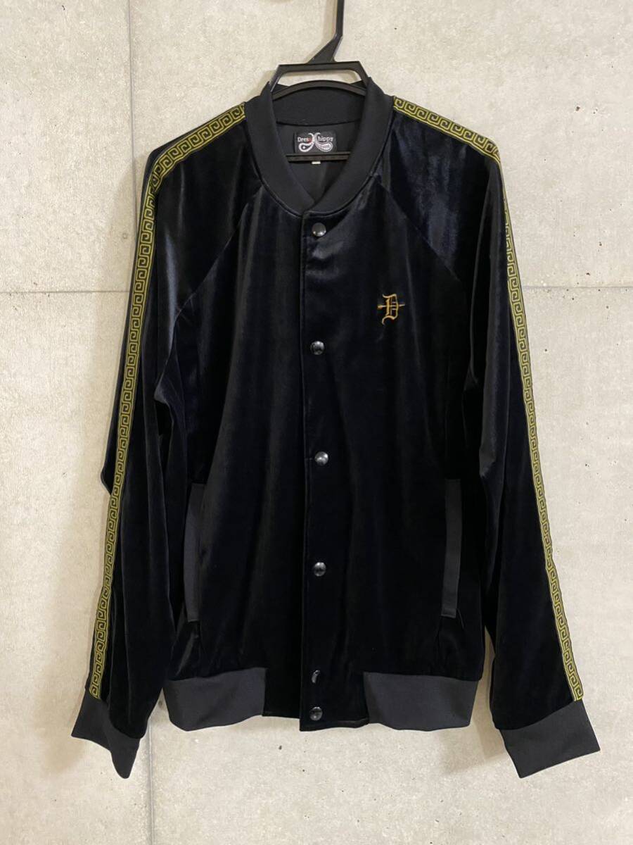 DRESS HIPPY (ドレスヒッピー) TRACK TOP-2 ブラック サイズXL 美品_画像2