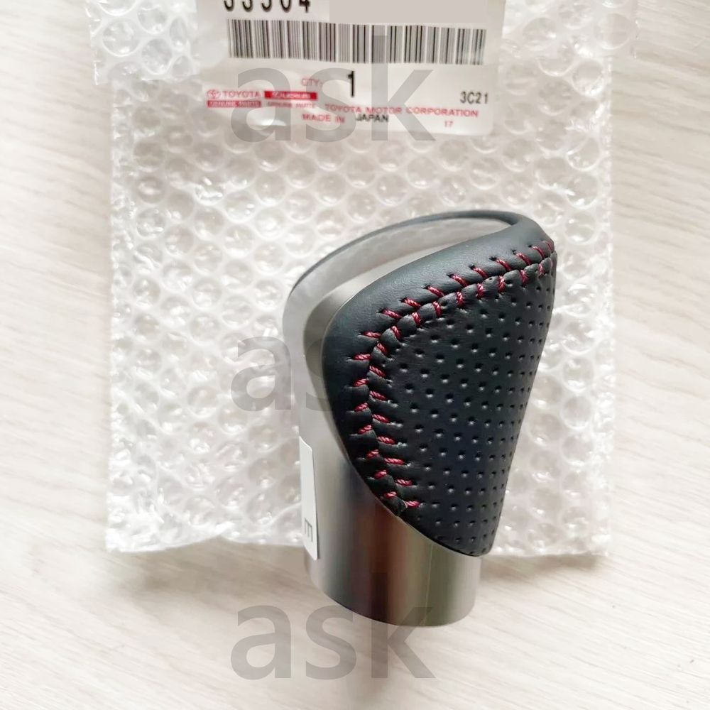 ★新品 未使用 レクサス GS350 2020年用 F スポーツ　シフトノブ ［黒・レッドステッチ］GS 350 F Sport Shift Knob Lexus 純正部品_画像3