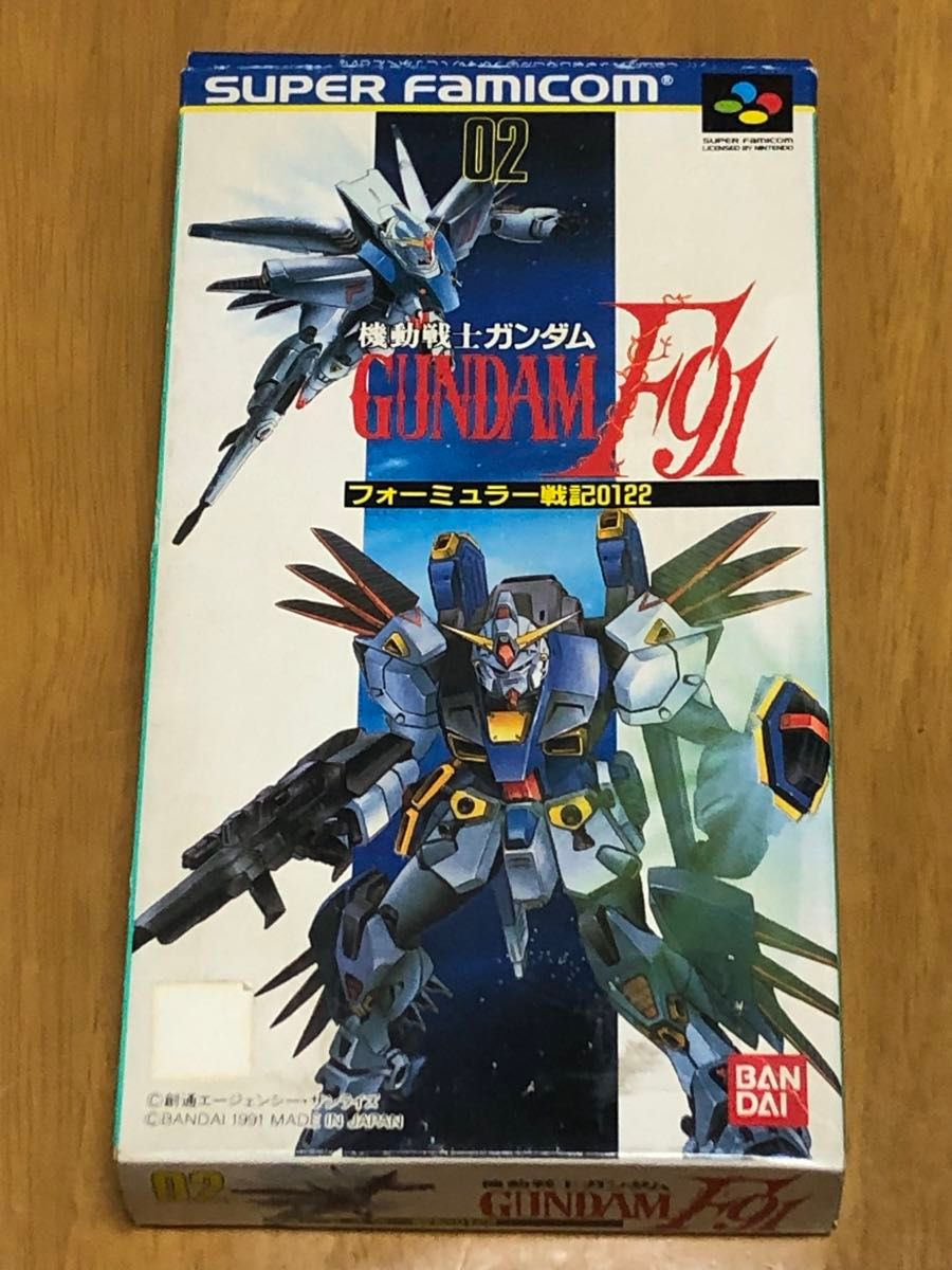 箱説有り ガンダムF91 スーパーファミコン レトロゲーム