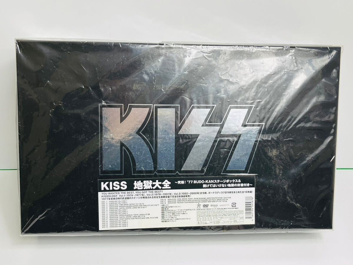 【1円スタート】キッス 地獄大全 究極！ '77 BUDO-KANステージボックス＆開けてはいけない 〜 KISS KISSOLOGY DVD 18枚組 BOX の画像1