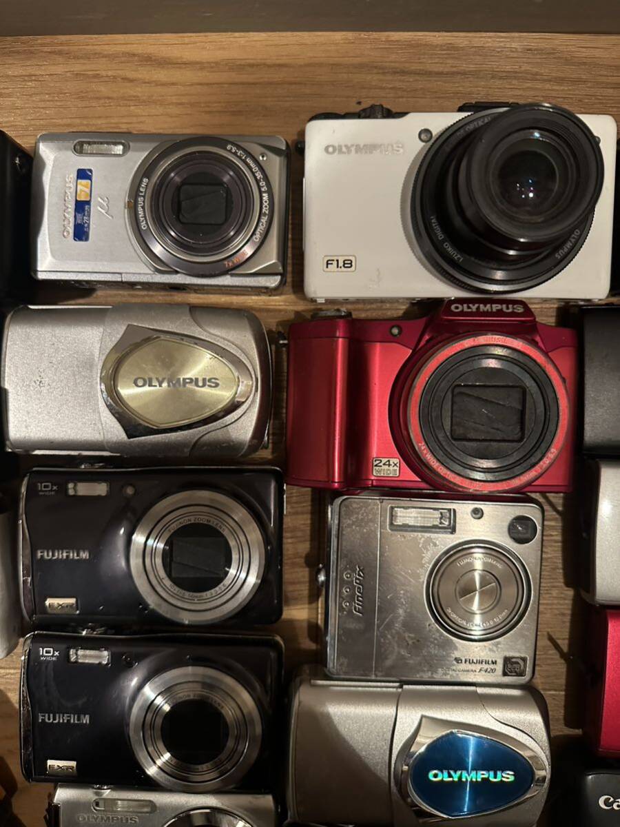【大量1円スタート】Canon Nikon OLYMPUS SONY FUJIFILM デジカメ コンパクトデジタルカメラ 大量セット 51台 まとめて 動作未確認_画像6