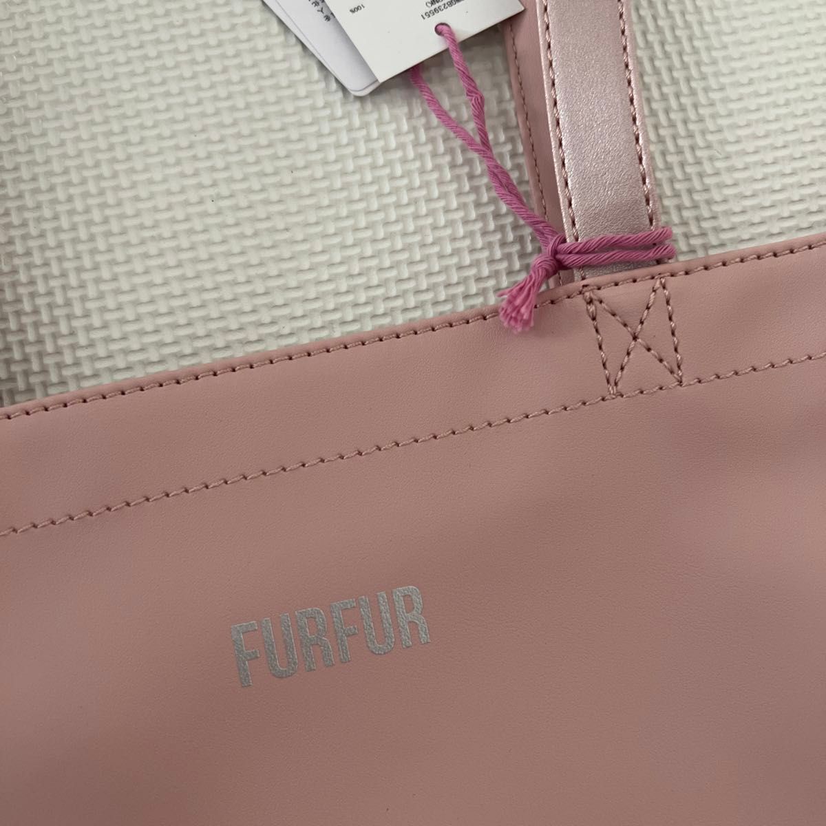 新品未使用FURFUR ファーファ　トートバッグ　ピンク　 ショルダーバッグ