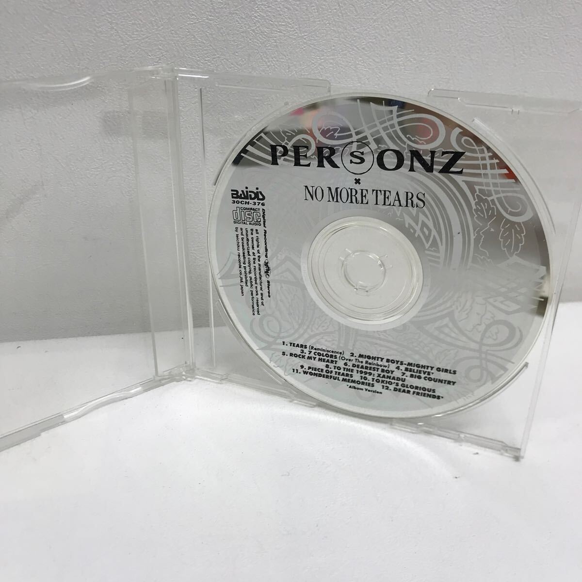 I0504A3 PERSONZ パーソンズ NO MORE TEARS CD 音楽 邦楽 ロック /JILL 渡邉貢 藤田勉 本田毅 / TEARS / PIECE OF TEARS / DEAR FRIENDS 他_画像4