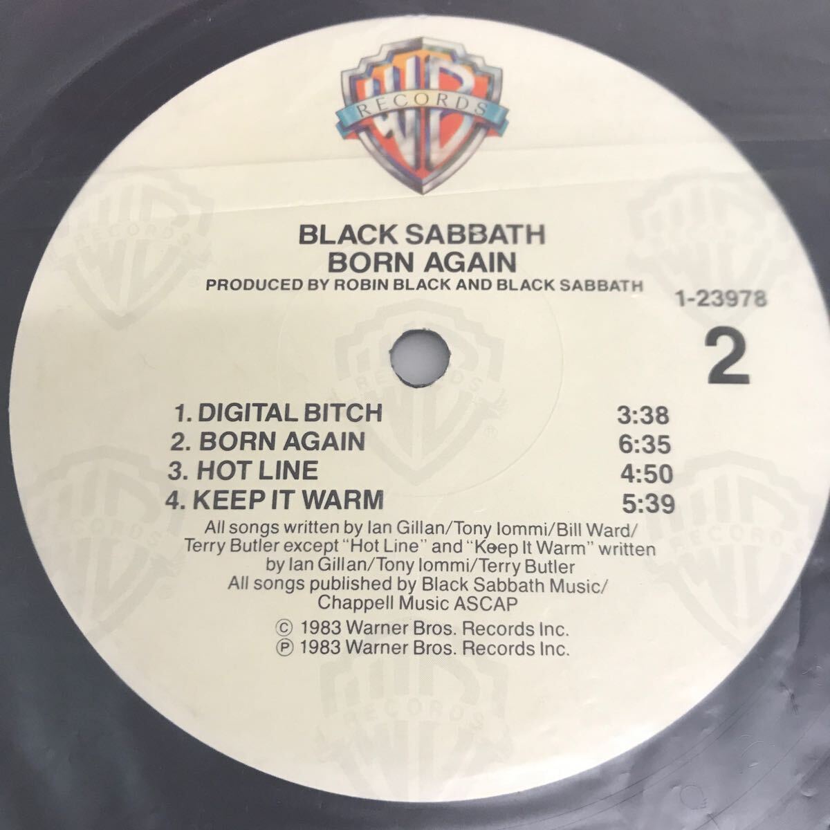 I0509A3 BLACK SABBATH ブラック サバス BORN AGAIN ボーン・アゲイン LP レコード 音楽 洋楽 ロック 輸入盤 23978-1 _画像7