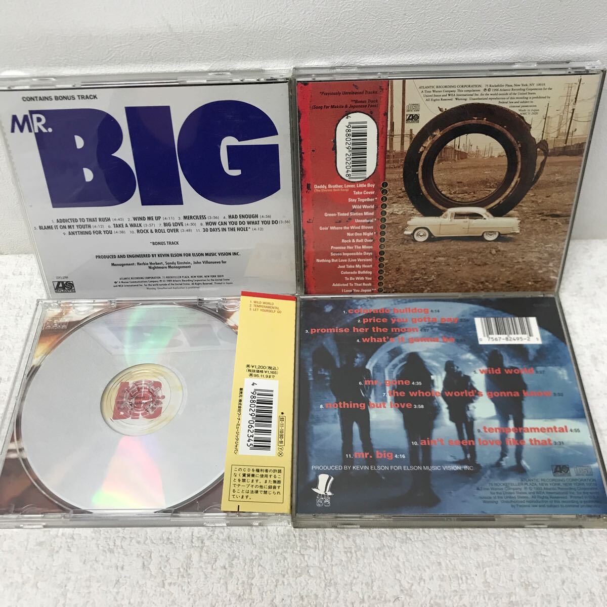 I0515D3 MR.BIG ミスター・ビッグ CD 7巻セット 音楽 洋楽 ロック / LIVE! / LEAN INTO IT / JAPANDEMONIUM / bump ahead / WILD WORLD 他_画像4