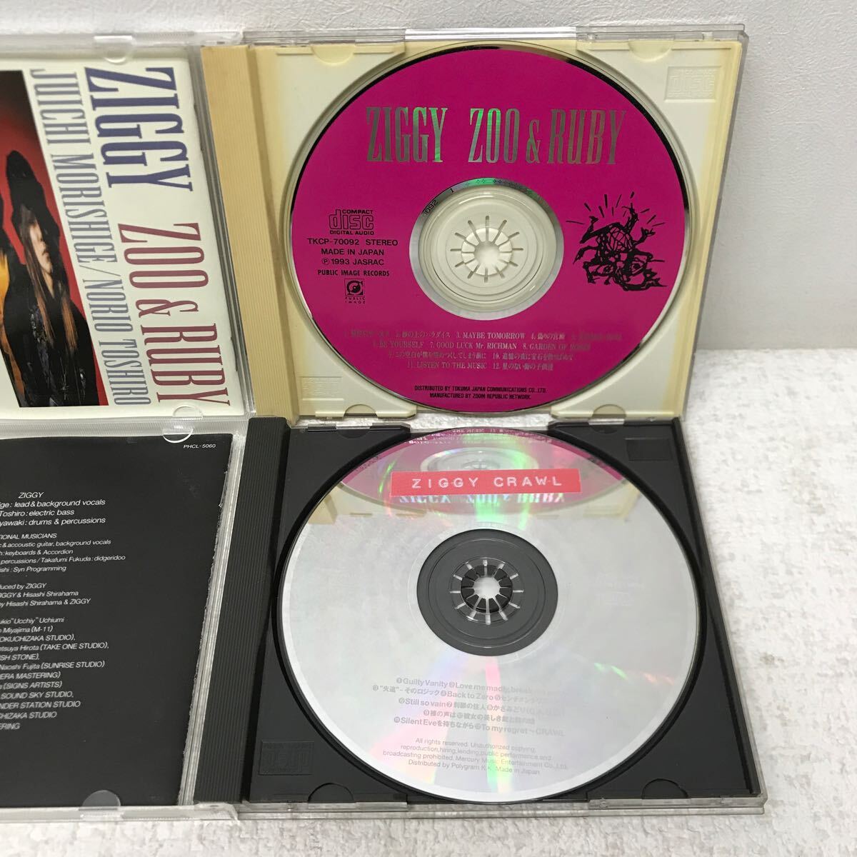 I0515D3 ZIGGY ジギー CD 5巻セット 音楽 邦楽 ロックバンド / BLOND 007 / WHAT NEWS!? / CRAWL / ZOO &RUBY / SHAKE HIP SHAKES_画像7