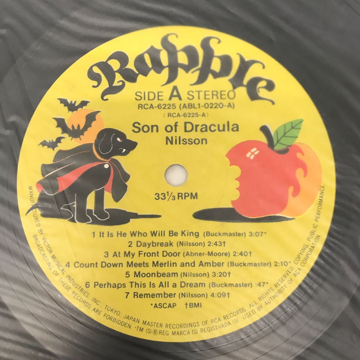 I0516A3 ニルソン Nilsson 吸血鬼ドラキュラ Son of Dracula LP レコード 音楽 洋楽 RCA-6225 ビクター Victor / DAYBREAK / REMEMBER 他_画像5