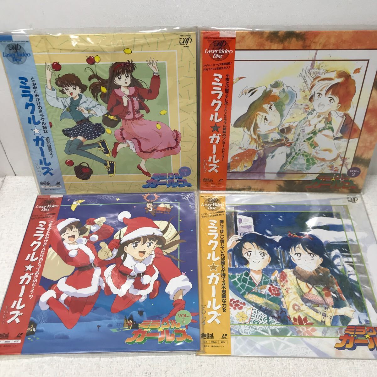 I0527A3 ミラクルガールズVOL.1〜7 11 LD レーザーディスク 8巻